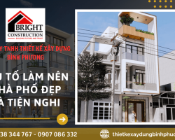 Những yếu tố nào góp phần làm nên công trình nhà phố đẹp và tiện nghi?